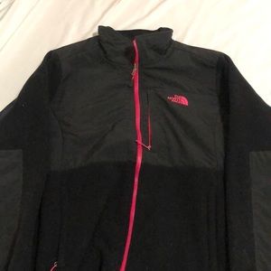 Pink north face jacket